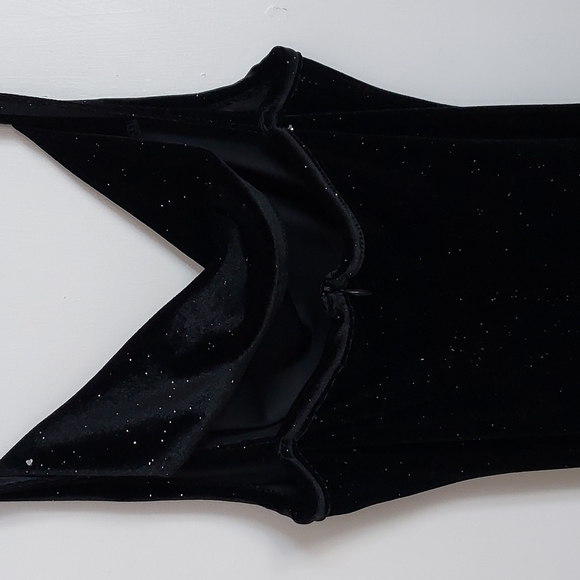 Shein Glamorous Draped Velvet Dress - Picture 10 of 16